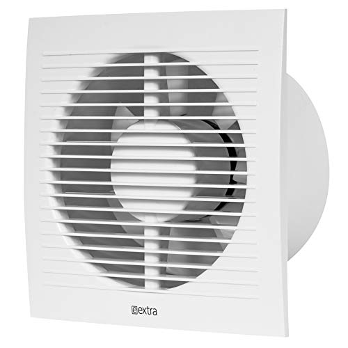 ABOUT VENT Ø 150mm Badlüfter Fan mit Feuchtigkeitssensor und Zeitnachlauf (Timer) - Weiß Abluftventilator - Ventilator zur Belüftung in WC und Bad gegen Feuchtigkeit von ABOUT VENT