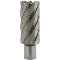 Euroboor HCL.250 HSS Kernbohrer - Bohrtiefe: 55 mm - Außendurchmesser: 25 mm - Anschluss: Weldon - Größe: 19.05 mm - Pilot Pin Hole 6.35 mm von ABRATOOLS