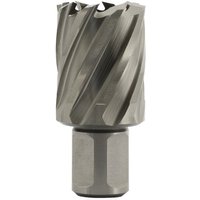 Euroboor HCS.300 HSS Kernbohrer - Bohrtiefe: 30 mm - Außendurchmesser: 30 mm - Anschluss: Weldon - Größe: 19,05 mm - Pilot Pin Hole 6,35 mm von ABRATOOLS