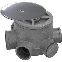 Abrisa - PVC-Siphon-Topfrohre ø 110 mm. Auslässe ø 50 und 40 mm. Höhe 105 mm. von ABRISA