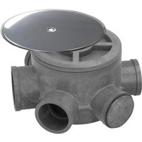 Abrisa - PVC-Siphon-Topfrohre ø 110 mm. Auslässe ø 50 und 40 mm. Höhe 90 mm. von ABRISA