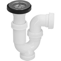 Abrisa - Sifon Curvo Extensible Con Valvula y Tapon 1 1/2' ø 40 Mm von ABRISA