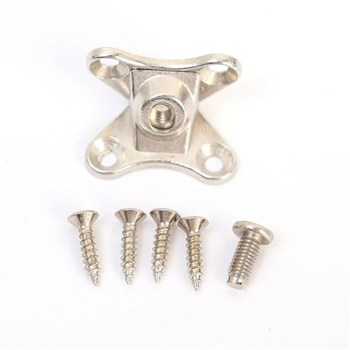 1/2/4 STÜCKE Eckwinkel mit Schrauben Stützverbinder Abnehmbare Befestigungen 3,5 * 2,2 cm(4PCS with screw) von ABSDWIF