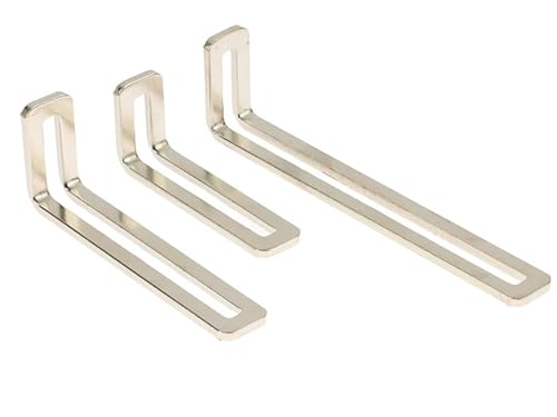 1 STÜCKE Eckhalterung L-förmig 90 Grad Winkelhalterung Regalschrankstütze Möbel Hardware-Anschluss Zubehör(Large) von ABSDWIF