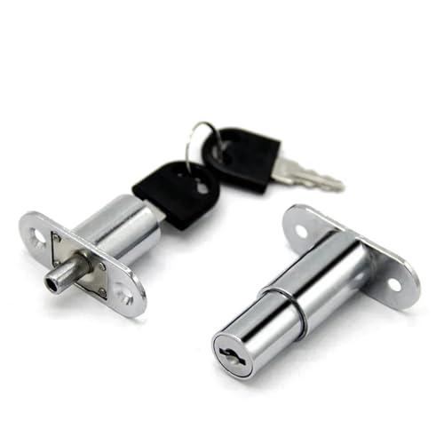1 STÜCKE Schiebetür Plunger Lock Mit Schlüssel Möbel Hardware(32mm) von ABSDWIF