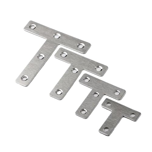 5 STÜCKE T-förmige Eckhalterung Edelstahl Patch Eckbrett Möbel Hardware Verbindungselemente(40T-5pcs) von ABSDWIF