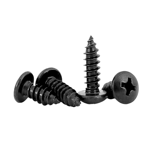 M1.4 M1.7 M2 M2.2 M2.5 M3 M 304 Edelstahl Kreuzschlitz-Flachkopf-Mikro-selbstschneidende Holzschraube 20/100 STÜCKE(100pcs M2.2x9.5mm) von ABSDWIF