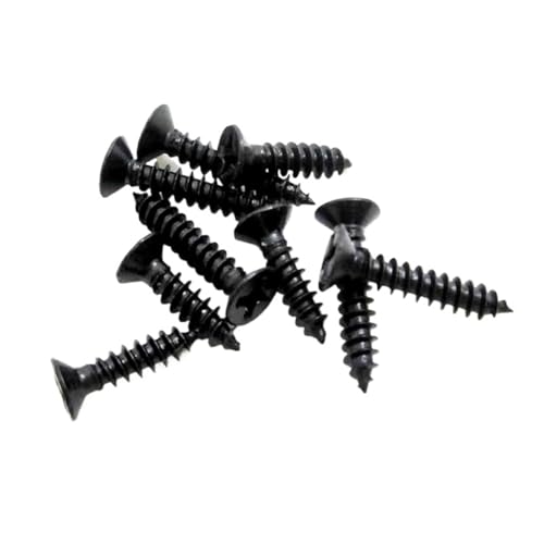 M1.7 M2 M2.5 M3 M3.5 M4 304 Edelstahl Kreuzschlitz Flach Senkkopf Selbstschneidende Holzschraube 20/100 STÜCK(50pcs M3x16mm) von ABSDWIF
