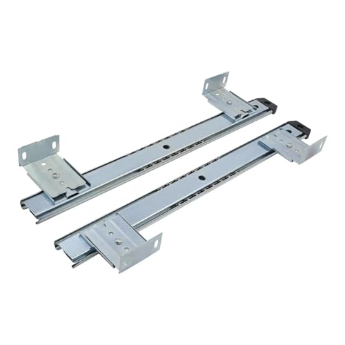 Unter dem Schreibtisch verschiebbare Tastaturablage, verstellbarer Schiebeschrank, ausziehbare Tastatur-Schubladenschiene for Büro- und Heimschrank(WHITE) von ABSDWIF