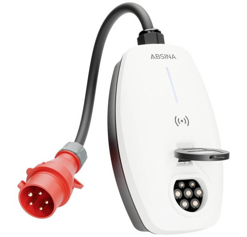 ABSINA Elektroauto-Ladestation Absina Wallbox Typ 2 Mode 3 16 A 11 kW App, RFID von ABSINA