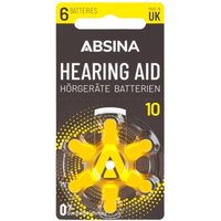 Absina Hörgerätebatterie ZA 10 1.4 V 6 St. Zink-Luft PR70 Absina Hörgerätebatterie ZA 10 1.4 V 6 St. Zink-Luft PR70 von ABSINA