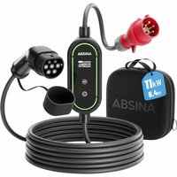 [NEUWERTIG] B-Ware Absina Mobile Wallbox Ladestation Ev Charger 11 K W Cee 16 A Mode 2 Typ 2 Stecker von ABSINA