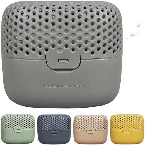 AbsoDry Duo Family - Luftentfeuchter Wohnung ohne Strom - für beste Luftqualität - Raumentfeuchter für Keller, Badezimmer, Schlafzimmer - gegen Schimmel - Entfeuchter Wohnung - Dehumidifier - Grau von ABSODRY duo family