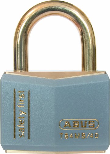 ABUS 28355 Serie Nautic INOX Vorhängeschloss aus massivem Messing - Grau von ABUS