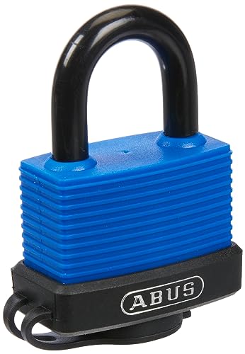 ABUS Messing-Vorhängeschloss Aqua Safe 70IB/45 gl.-6401 - gleichschließend und wetterfest - Edelstahlbügel für extra Korrosionsschutz - Kunststoffummantelung - ABUS-Sicherheitslevel 5 von ABUS