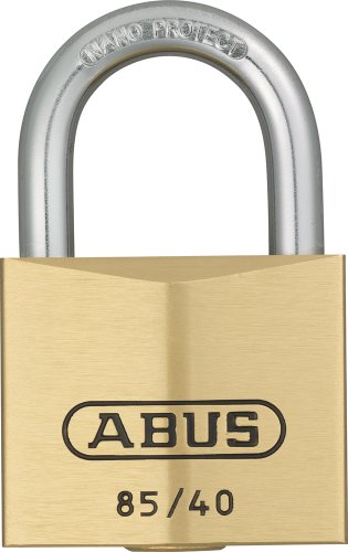ABUS Vorhängeschloss Messing 85/40 gl.-0758 - gleichschließend - - für Kellertüren, Schuppen u. v. m. - wetterfest - gehärteter Stahlbügel - ABUS-Sicherheitslevel 6 ABUS Vorhängeschloss Messing 85/40 gl.-0758 - gleichschließend - - für Kellertüren, Schuppen u. v. m. - wetterfest - gehärteter Stahlbügel - ABUS-Sicherheitslevel 6 von ABUS