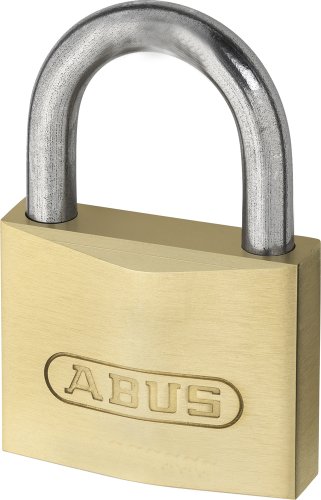 ABUS Vorhängeschloss Messing 65/45 gl.-6451 - gleichschließend - Kellerschloss, Spindschloss u. v. m.- Messing-Schlosskörper - gehärteter Stahlbügel - ABUS-Sicherheitslevel 5 von ABUS