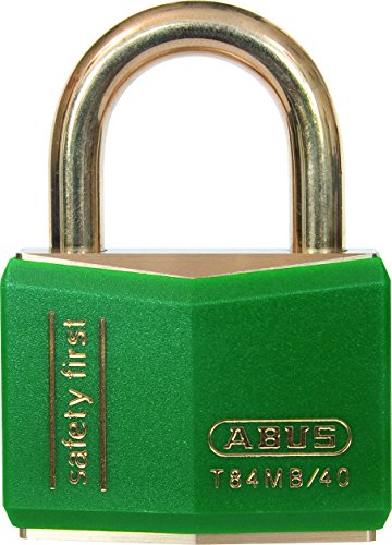 Abus - T84MB/40 40mm Green Safety First Rostfreie Vorhängeschloss - ABUT8440GRE von ABUS