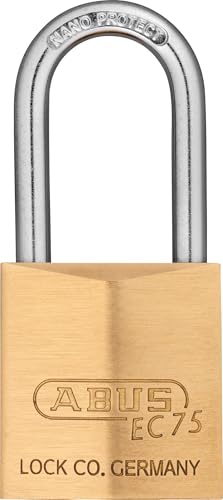 ABUS 27181 30 mm Langem Bügel Messing Vorhängeschloss mit Wendeschlüssel von ABUS