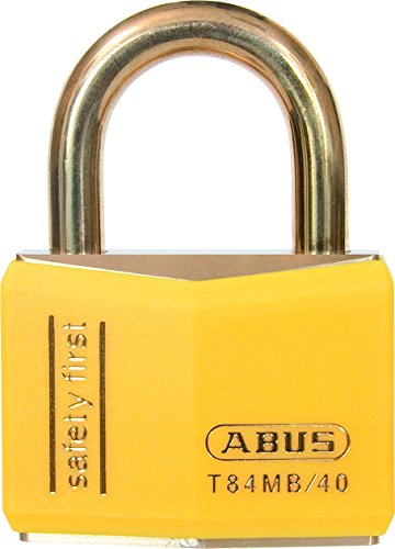 Abus - T84MB/40 40mm Gelb Safety First Rostfreie Vorhängeschloss - ABUT8440YEL von ABUS
