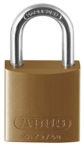 ABUS 72/B/40HB40 _ NARANJ _ C Aluminium Vorhängeschloss Arc gehärtetem Stahl 40 mm orange Blister Arc lang von ABUS