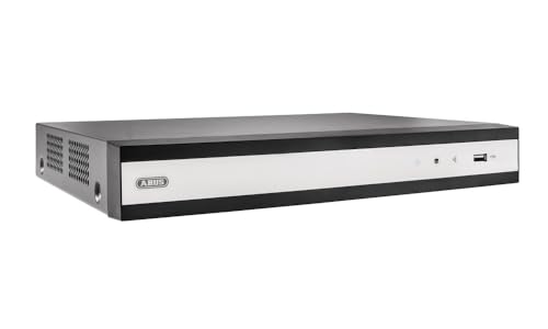 ABUS TVVR36802 8-Kanal-PoE-IP-Netzwerkvideorekorder Performance Line für bis zu 8 IP-Kameras, intelligente Software zur Personen- und Fahrzeugerkennung, Browser-Steuerung am PC, mobil per App von ABUS