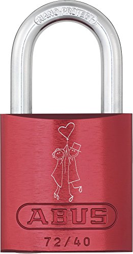 ABUS Aluminium-Vorhangschloss 72/40 "LoveLock" 1 mit Motiv Pärchen, rot, 09722 ABUS Aluminium-Vorhangschloss 72/40 "LoveLock" 1 mit Motiv Pärchen, rot, 09722 von ABUS