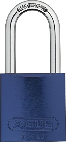 Abus 72/40HB40 Aluminium-Vorhangschloss blau 436055 von ABUS