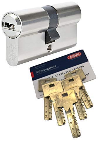 ABUS Bravus.4000 Doppelzylinder mit BZD u. N+G, Länge (a/b) 35/50mm (c=85mm), mit 5 Schlüssel, nach DIN EN1303, Angriffswiderstandsklasse D, RC2/RC3 Level geeignet, mit Not- u. Gefahrenfunktion von ABUS