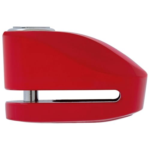 ABUS Bremsscheibenschloss Element 277 – Roller- und Motorradschloss – 10 mm Schließbolzen – ABUS-Sicherheitslevel 7 – rot von ABUS