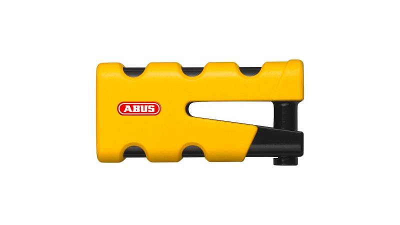 ABUS Bremsscheibenschloss GRANIT™ Sledg 77 (Sonderanfertigung, XPlus™ Code erforderlich) Gelb Grip von ABUS OneKey™