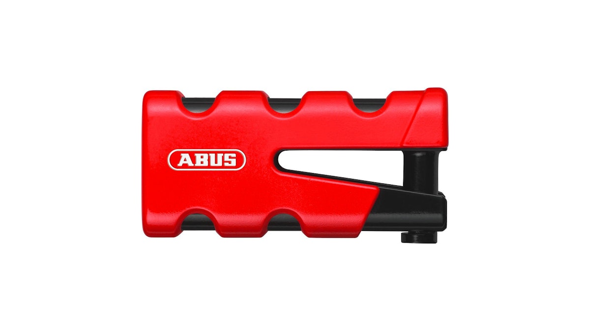 ABUS Bremsscheibenschloss GRANIT™ Sledg 77 (Sonderanfertigung, XPlus™ Code erforderlich) Rot Grip von ABUS OneKey™