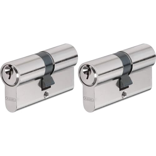 ABUS E50 N 30/35 – eurocilindro Serreta Nickel (Packung mit 2) von ABUS