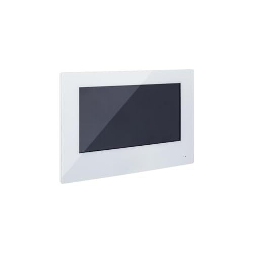 ABUS FaceXess Türsprechanlage Innenmonitor 7-Zoll-Touchscreen 1024x600 Pixel - passend zu Video Türklingel mit Kamera, weiß von ABUS