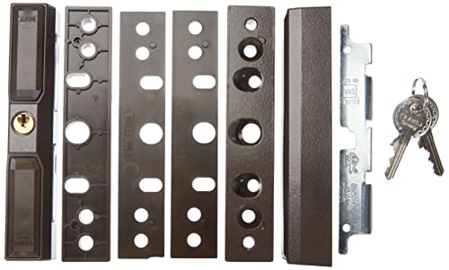 ABUS Fenster-Zusatzsicherung FTS88 - Fensterschloss mit 2 verkrallenden Stahlriegeln, verschiedenschließend - ABUS-Sicherheitslevel 9 - 35231 - braun von ABUS