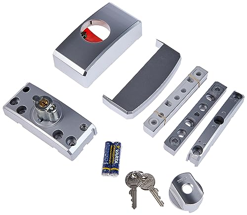 ABUS 78552 Fenster Zusatzsicherung mit Alarm, Silber, Gleichschließend / AL0145 von ABUS
