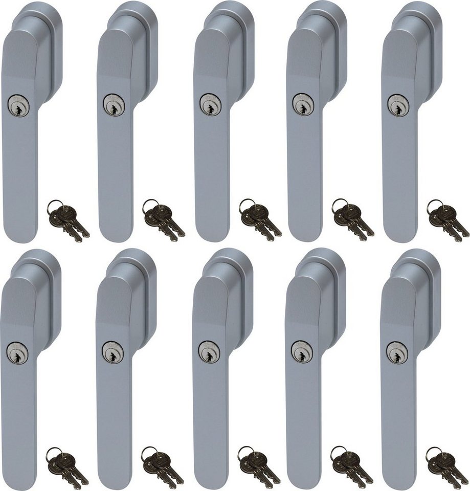 ABUS Fenstergriff FG400 abschließbarer Fenstergriff, gleichschließend, 10er Set von ABUS