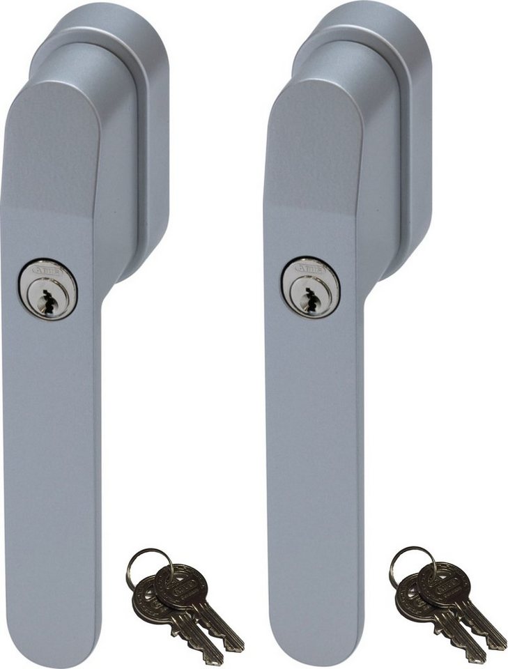 ABUS Fenstergriff FG400 abschließbarer Fenstergriff, gleichschließend, 2er Set, abschließbar, Kindersicherung von ABUS