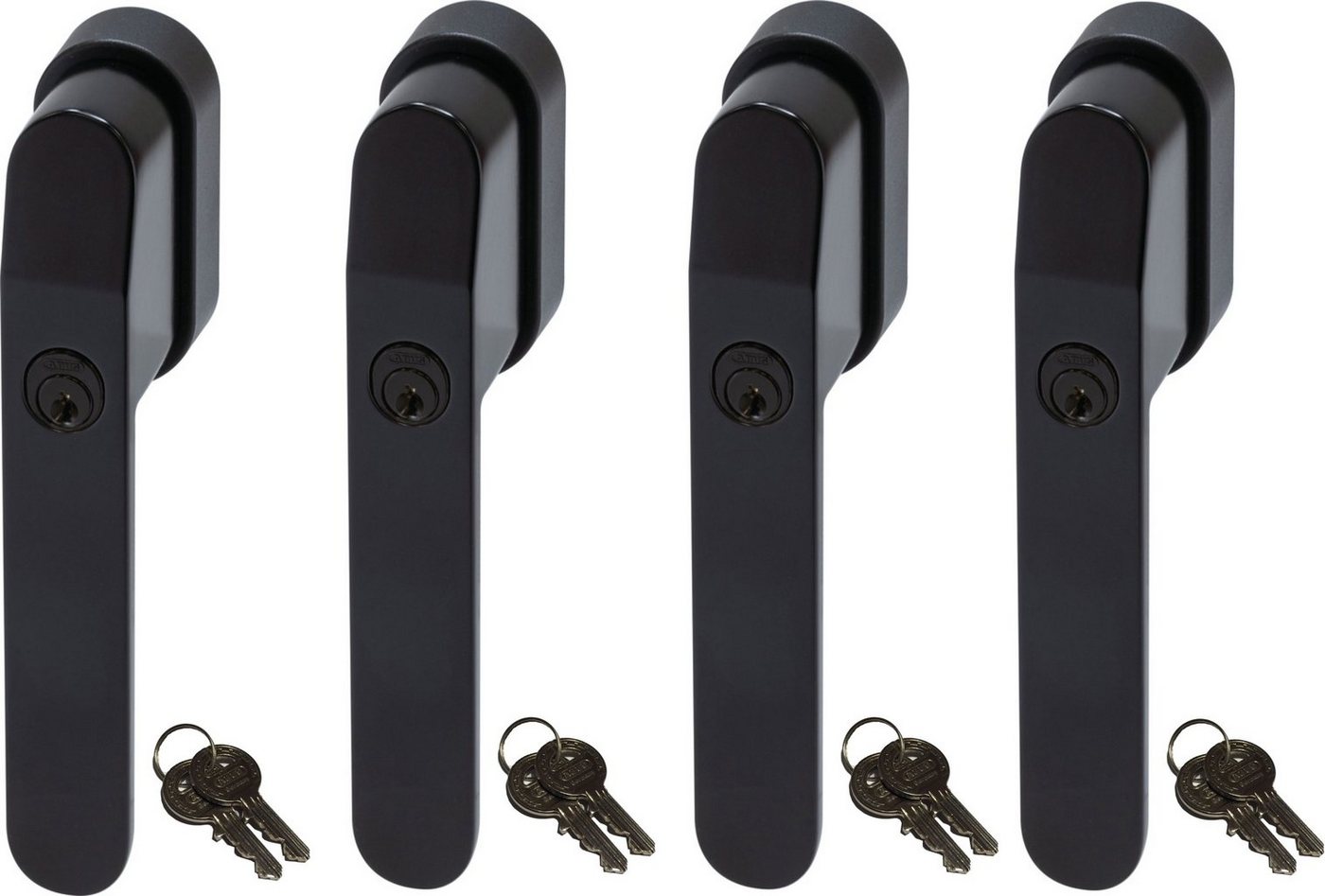 ABUS Fenstergriff FG400 abschließbarer Fenstergriff, gleichschließend, 4er Set von ABUS