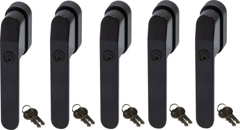 ABUS Fenstergriff FG400 abschließbarer Fenstergriff, gleichschließend, 5er Set, abschließbar, Kindersicherung von ABUS
