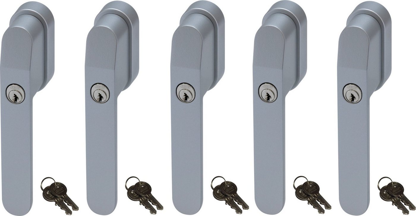 ABUS Fenstergriff FG400 abschließbarer Fenstergriff, gleichschließend, 5er Set von ABUS