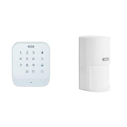 ABUS Funk-Tastatur Smartvest zur De- und Aktivierung der Funk-Alarmanlage | Code oder RFID Chip | weiß & Funk-Bewegungsmelder Smartvest für Funk-Alarmanlage | Raum-Überwachung | weiß ABUS Funk-Tastatur Smartvest zur De- und Aktivierung der Funk-Alarmanlage | Code oder RFID Chip | weiß & Funk-Bewegungsmelder Smartvest für Funk-Alarmanlage | Raum-Überwachung | weiß von ABUS