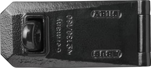 ABUS Granit Überfalle 130/180 - als Vorrichtung für Granit Vorhängeschlösser ideal - extrem stabil mit gehärteten Gelenkstiften - 07998 - ABUS-Sicherheitslevel 10 - Schwarz von ABUS