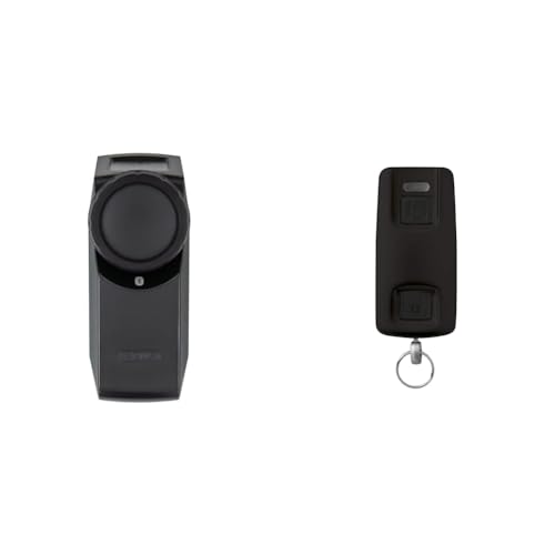 ABUS HomeTec Pro Bluetooth CFA3100 - Elektronisches Türschloss Schwarz + HomeTec Pro Bluetooth-Fernbedienung CFF3100 - zum Öffnen der Haustür Schwarz von ABUS