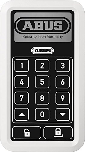 ABUS HomeTec Pro Funk-Tastatur CFT3000- Code-Tastatur zum Öffnen der Haustür - für den HomeTec Pro Funk-Türschlossantrieb - Weiß - 10125 von ABUS