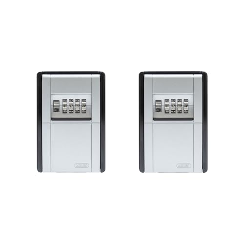 ABUS KeyGarage 787-2er Set - Schlüsselbox zur Wandmontage - für Schlüssel oder kleine Wertgegenstände - Schwarz-Silber ABUS KeyGarage 787-2er Set - Schlüsselbox zur Wandmontage - für Schlüssel oder kleine Wertgegenstände - Schwarz-Silber von ABUS