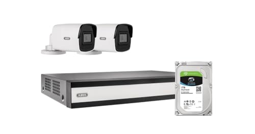 ABUS Komplett-Set mit NVR und 2 PoE Mini-Tube-Kameras von ABUS