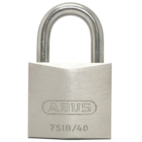 ABUS Marine Vorhängeschloss 75IB/40 - wetterfest - Messing-Schlosskörper mit Nickel Pearl Beschichtung - ABUS-Sicherheitslevel 6 - Silber ABUS Marine Vorhängeschloss 75IB/40 - wetterfest - Messing-Schlosskörper mit Nickel Pearl Beschichtung - ABUS-Sicherheitslevel 6 - Silber von ABUS