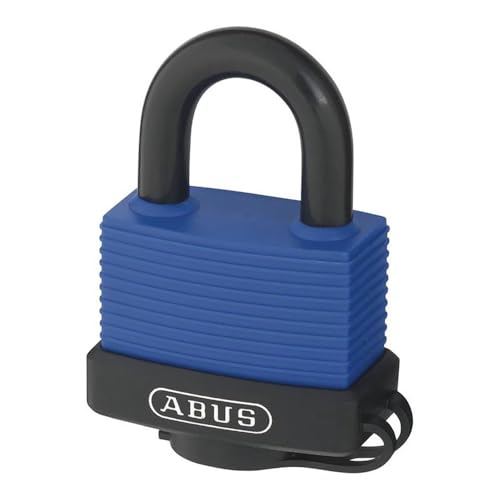 ABUS Messing-Vorhängeschloss Aqua Safe 70IB/50 - wetterfest - Edelstahlbügel für extra Korrosionsschutz - Kunststoffummantelung - ABUS-Sicherheitslevel 6 von ABUS