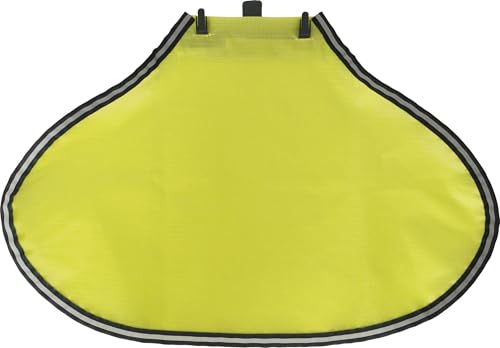 ABUS Nackenschutz Hi-Viz Yellow in Signalfarbe für Schutzhelm Spector(-E) und Scator(-E) - aus Polyester - mit reflektierenden Streifen und UV-Schutz - Persönliche Schutzausrüstung - gelb von ABUS